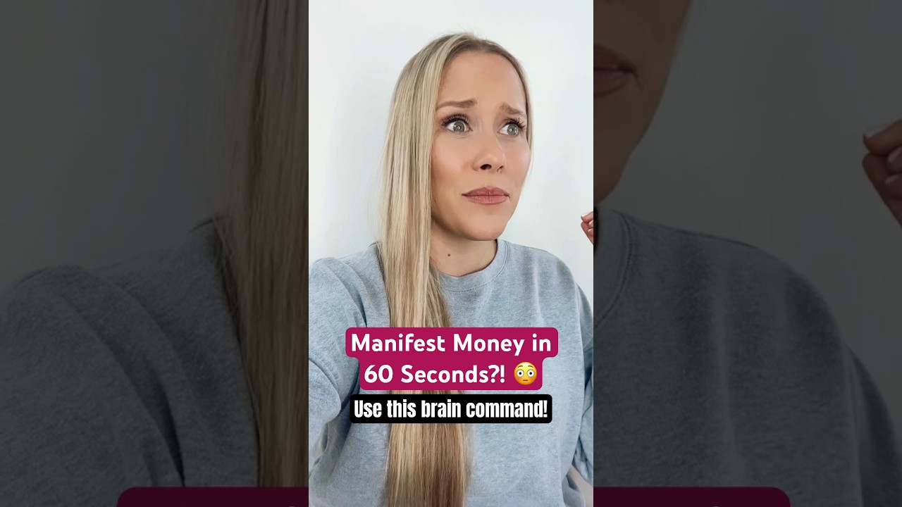 Manifest Money in 60 Seconds?&nbsp;| USE THIS BRAIN COMMAND #shorts #lawofattraction #manifestation