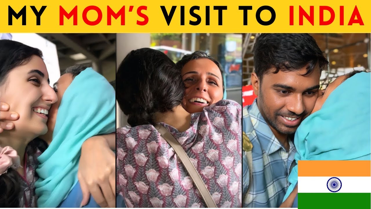 My Mom's First Visit to India: A Special Family Reunion | Indian Persian Couple
