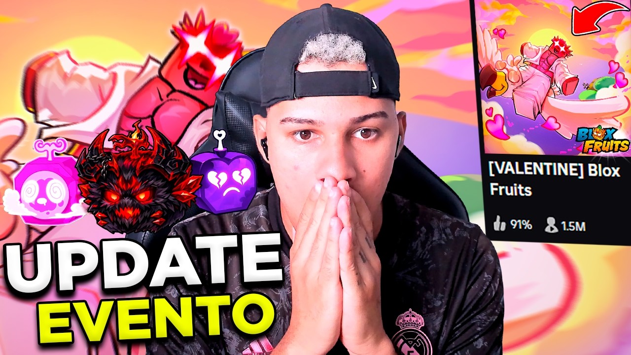 AGORA SIM BLOX FRUITS.. ATUALIZAÇÃO DE DIA DOS NAMORADOS FINALMENTE CHEGOU!!