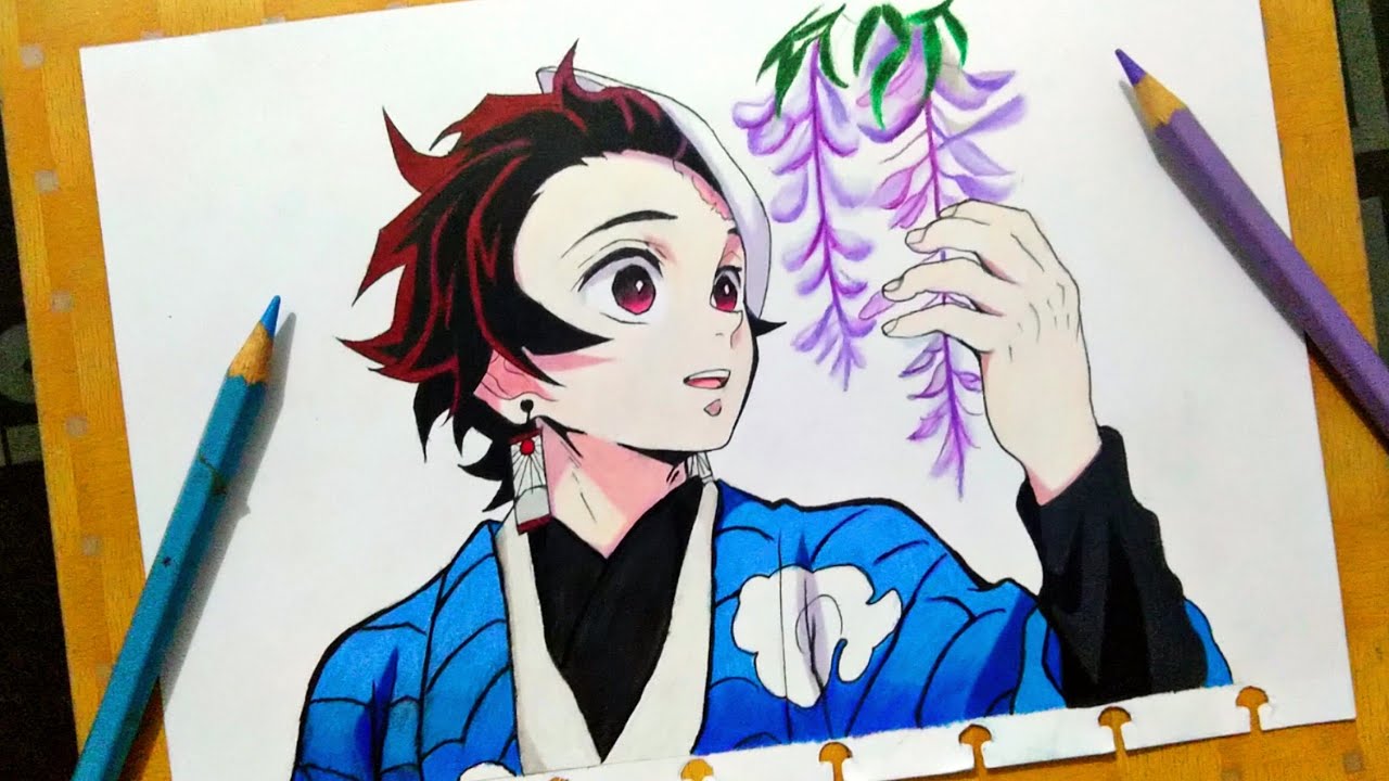 Drawing Tanjirou Kamado!!