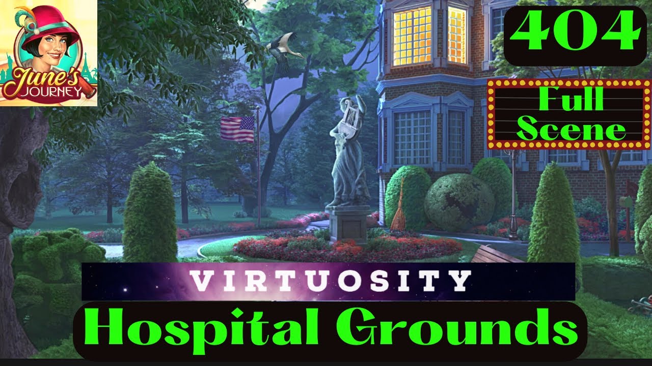 JUNE'S JOURNEY 404 | HOSPITAL GROUNDS (Hidden Object Game) *Full Mastered Scene*