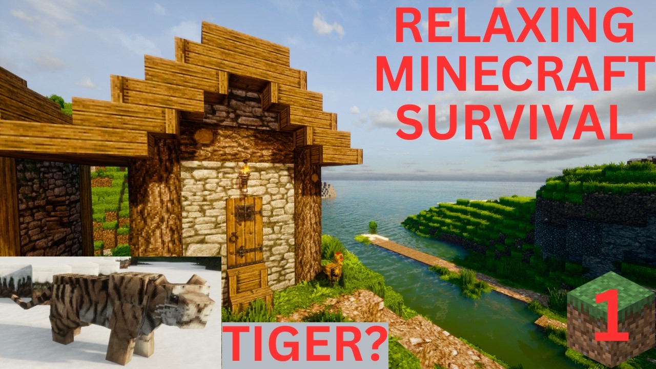 Minecraft Relaxing Survival | When Did Minecraft Add Tigers?
