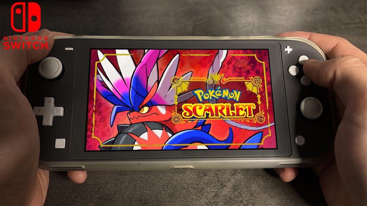 Pokemon Scarlet Nintendo Switch Lite Gameplay