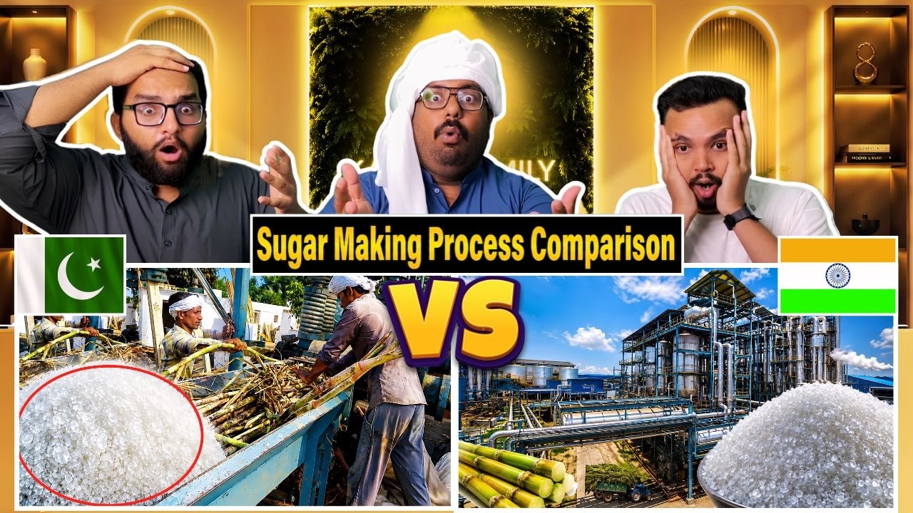 Reaction On Sugar Mill Production Process Pakistan Vs India Compared चीनी उद्योग Pakistani Reaction