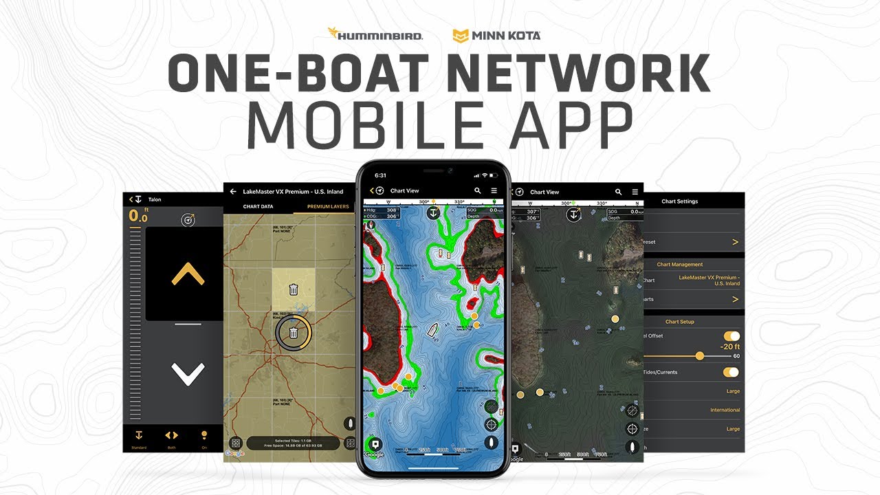 One-Boat Network Mobile App | Humminbird & Minn Kota