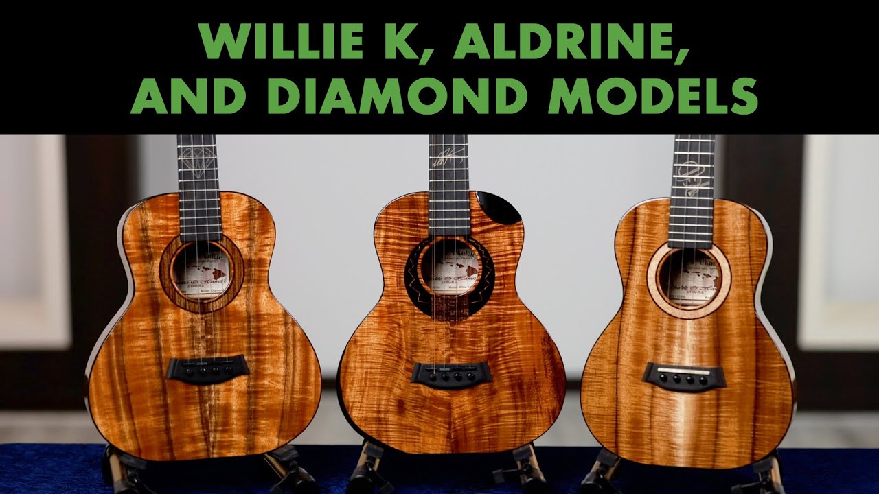 Kanileʻa ʻUkulele Pro Series Model Comparison (Willie K vs. Aldrine vs. Diamond) - The Breakdown