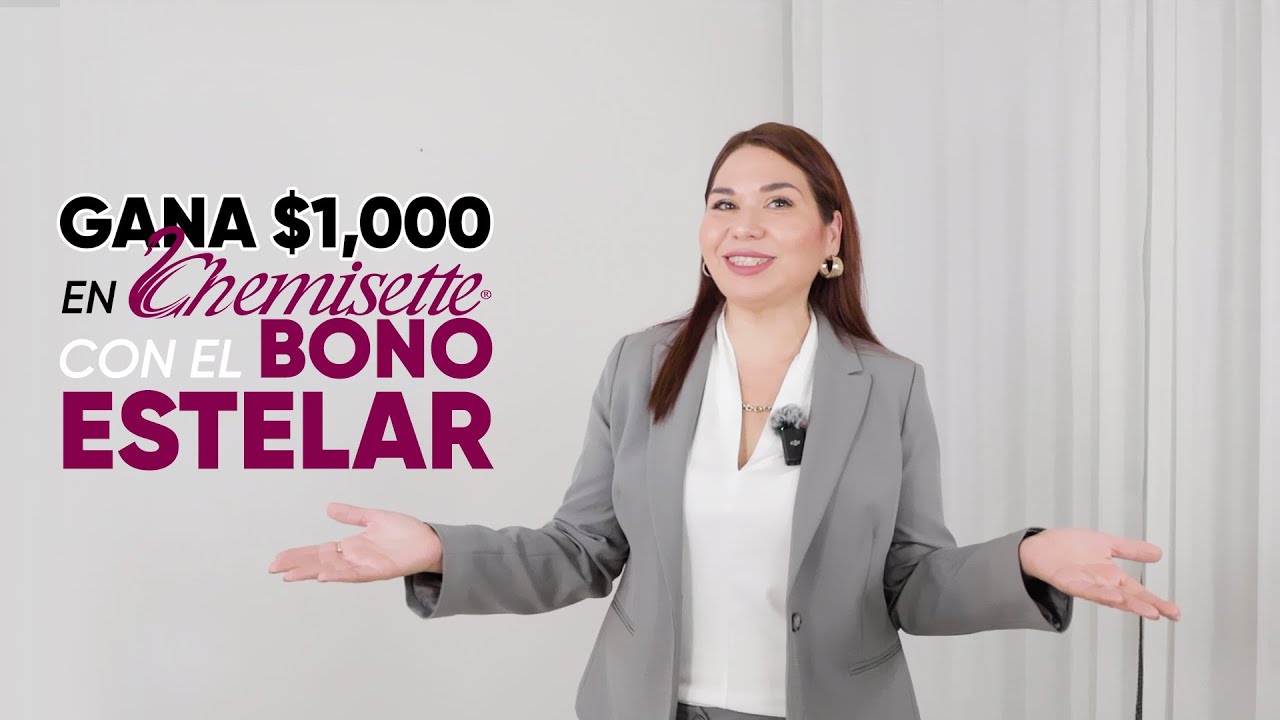 ¡Así de FÁCIL es GANAR $1,000 en Chemisette con el BONO ESTELAR! ⭐