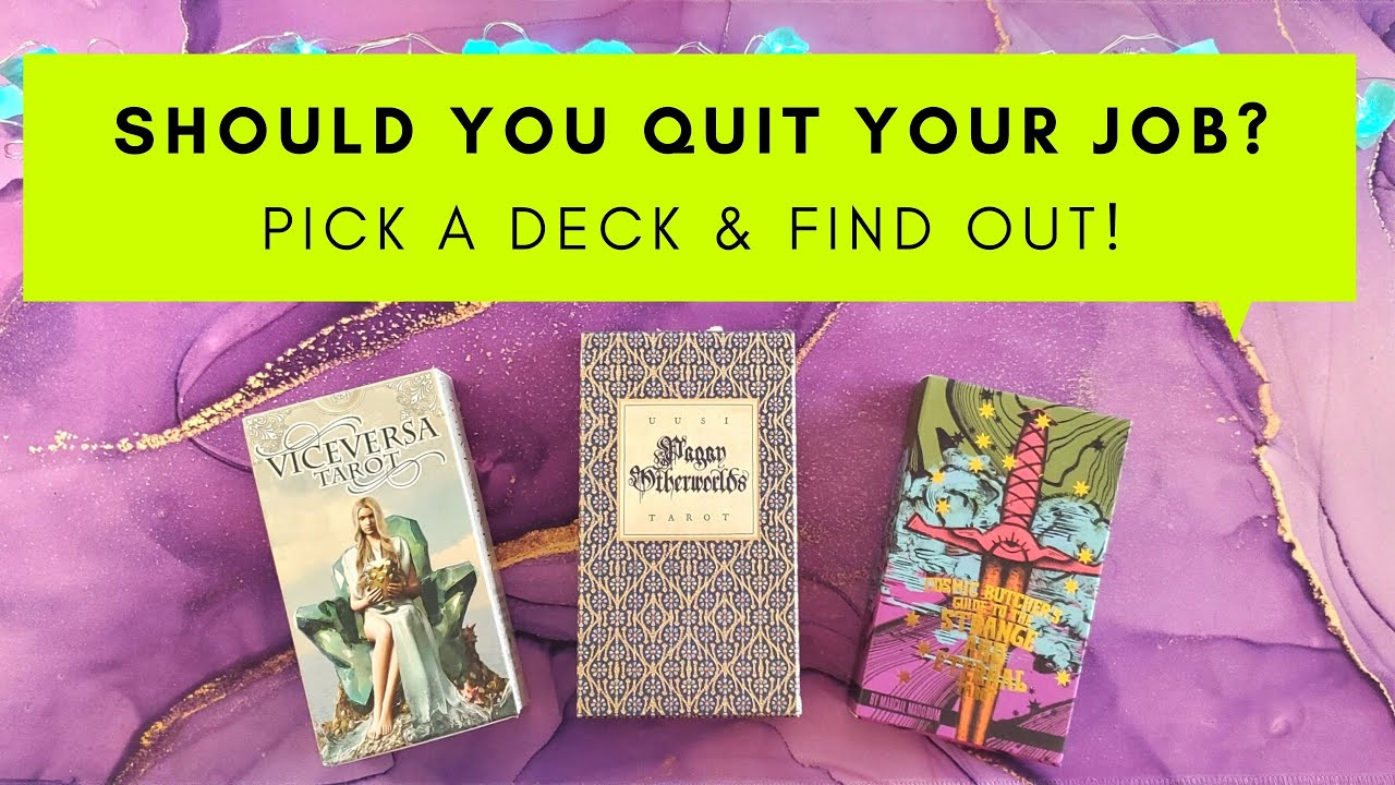 🤷🏽‍♀️Should you QUIT your job?🙅🏾‍♂️Tarot Career Pick a Card Reading