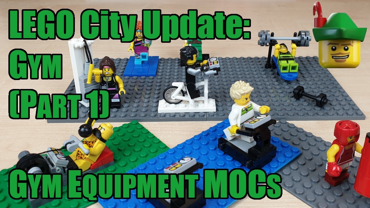 LEGO City Update - Gym Part 1 - Gym Equipment MOCs 🏋️‍♂️🏹