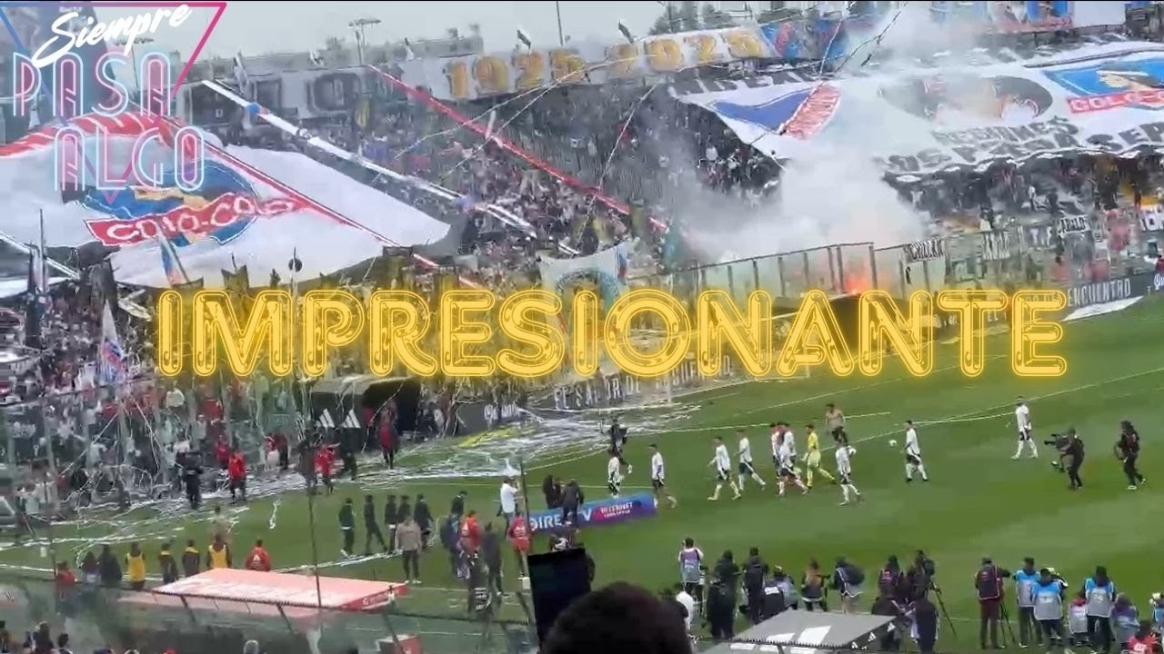 El Monumental RUGIÓ: La SALIDA de Colo Colo ante la U en el Superclásico