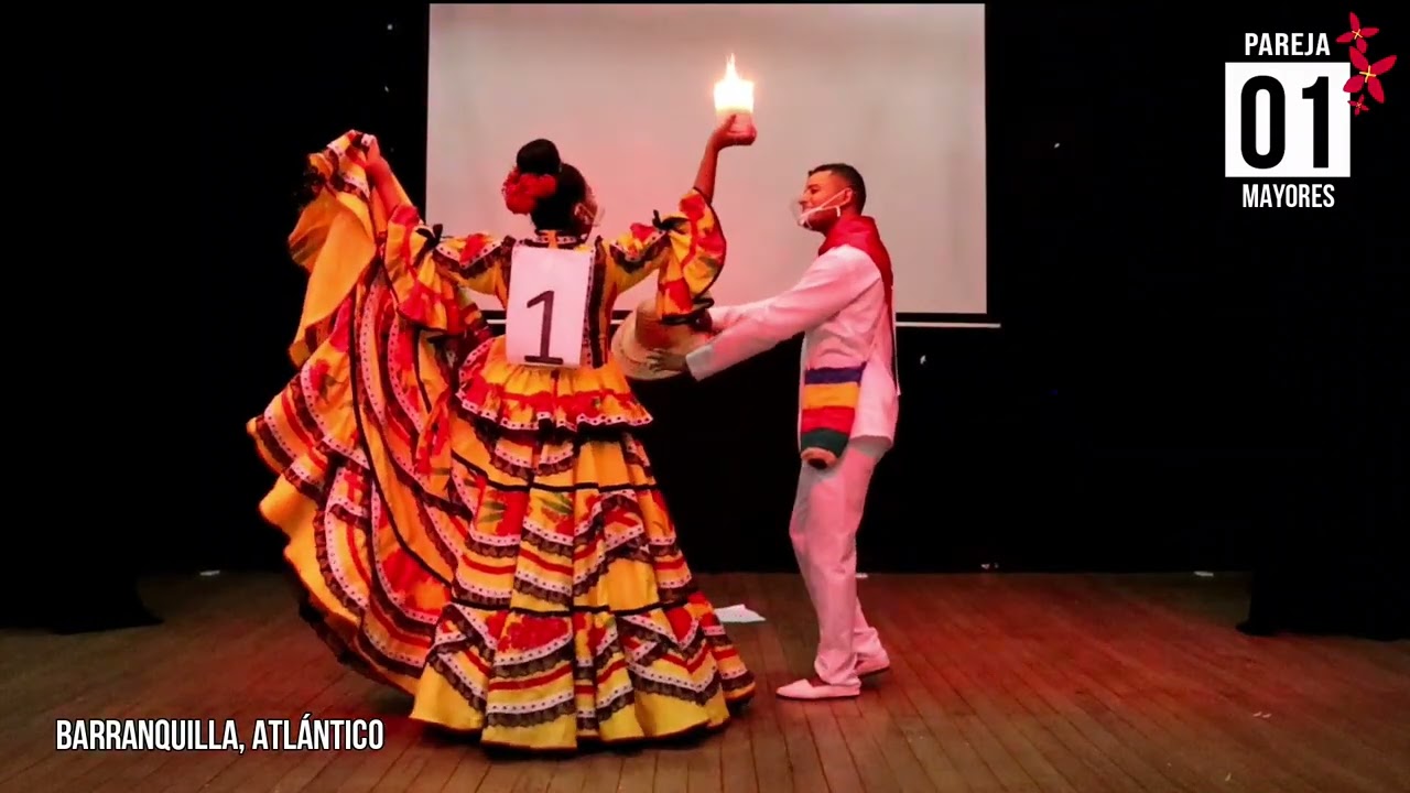 1er. Lugar parejas bailadoras de Cumbia categoría mayores - 37 FESTIVAL NACIONAL DE LA CUMBIA
