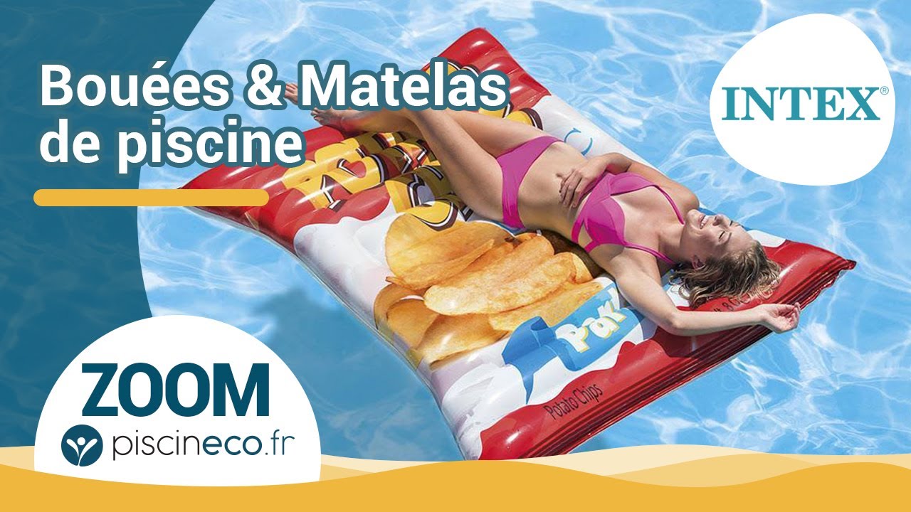 Intex - Des bou&eacute;es et matelas gonflables de piscine ultra funs !