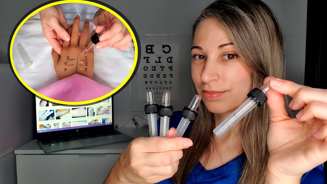 Clínica ASMR | Test Alergia en tu mano muy Realista | SusurrosdelSurr