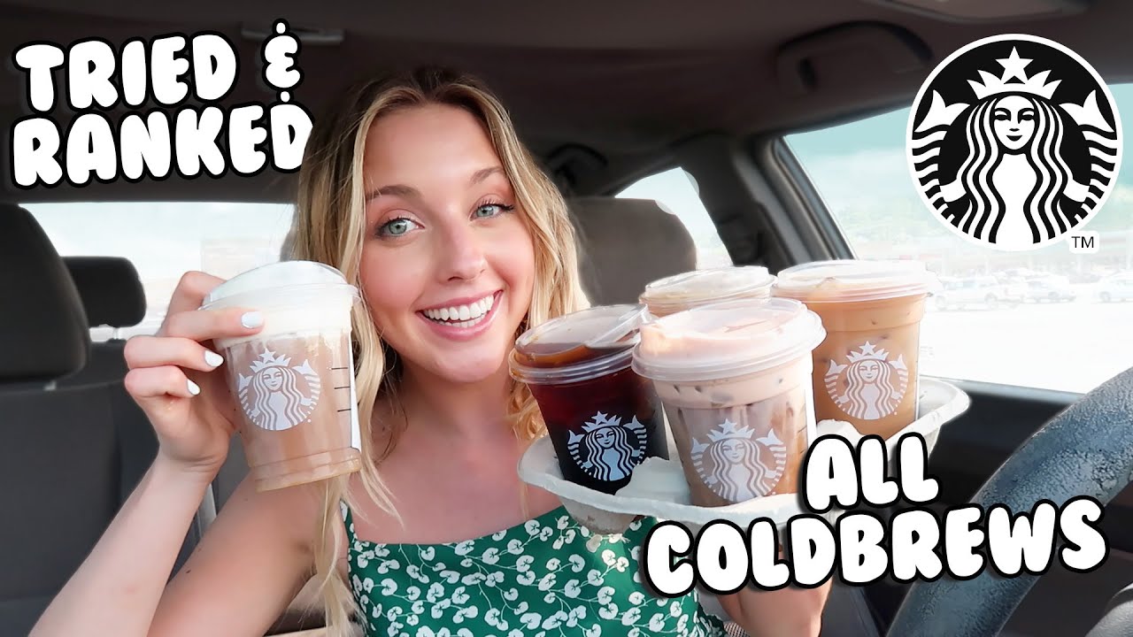 I tried and RANKED ALL Starbucks Cold Brews