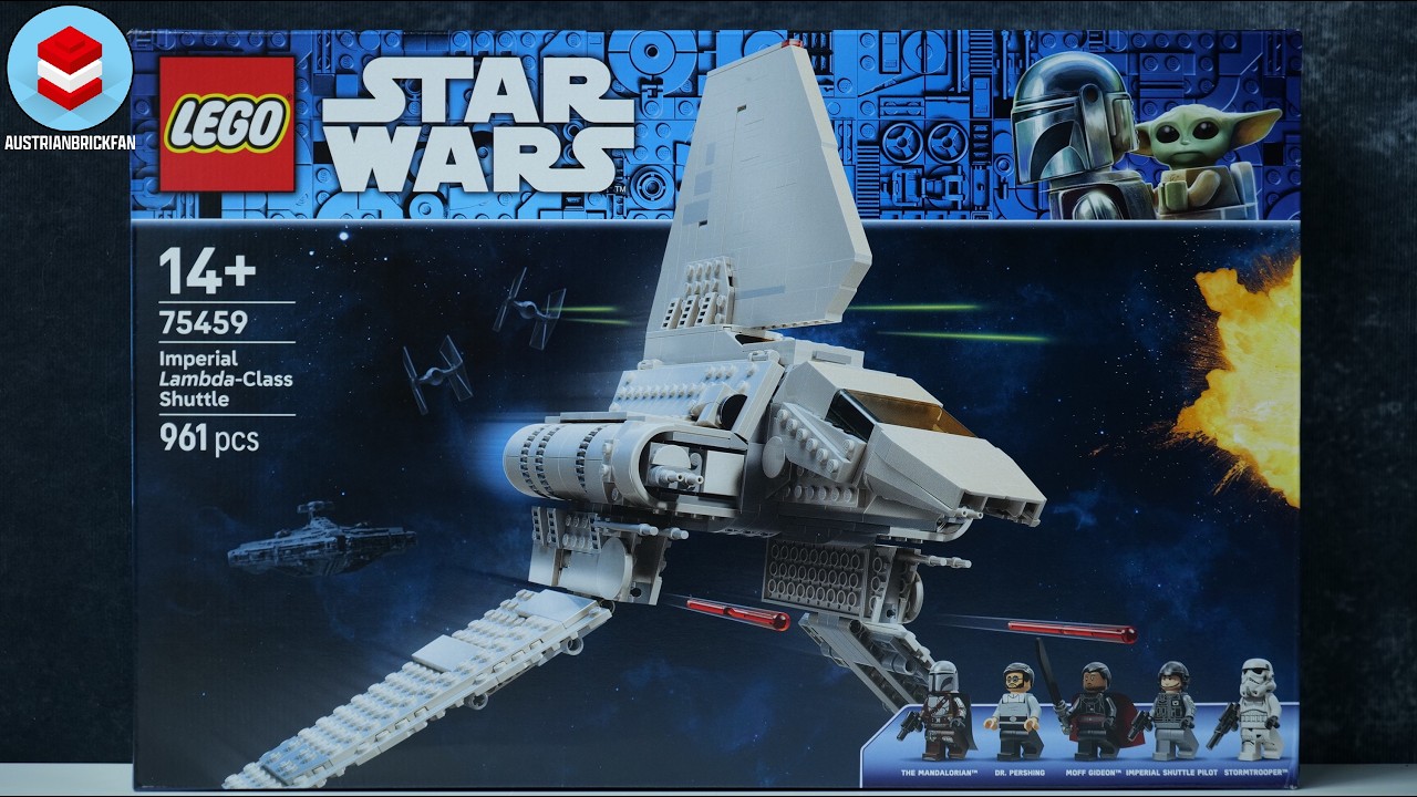 LEGO Star Wars 75459 Imperial Lambda-class Shuttle - LEGO Speed Build Review
