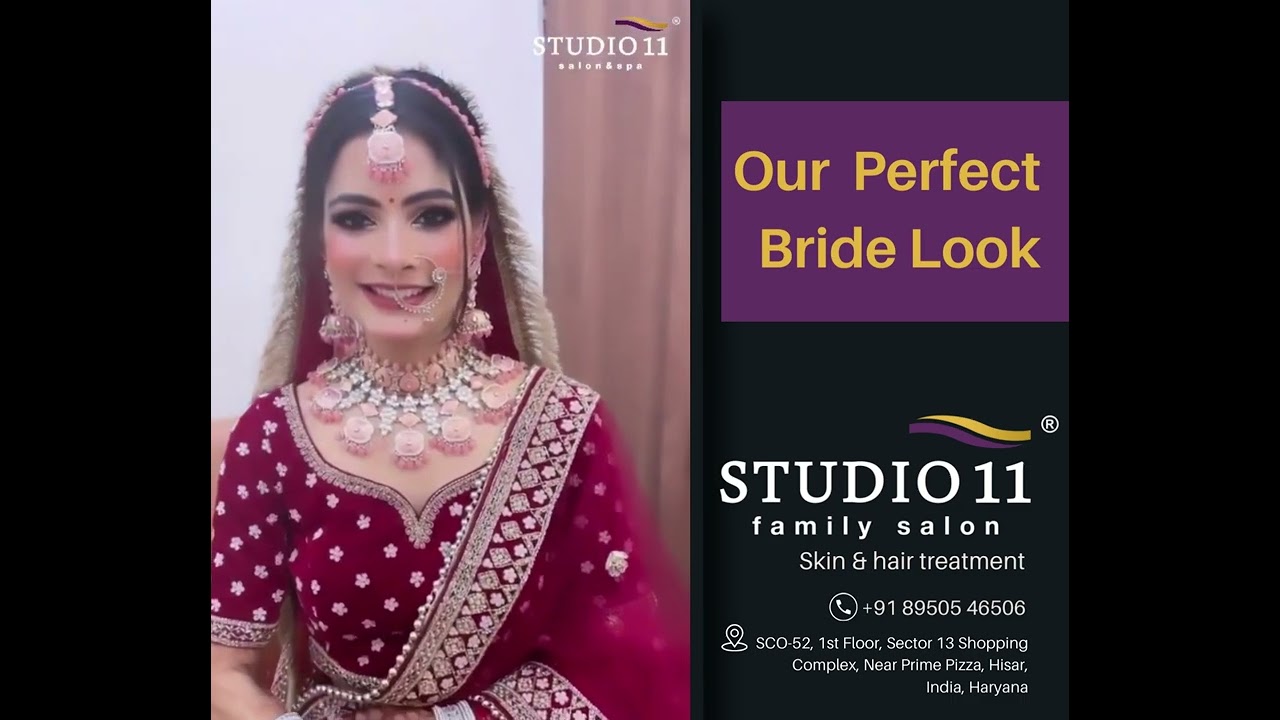 Studio 11 Family Salon || Hair Salon in hisar || Best Salon in hisar  || Bridal Makeup