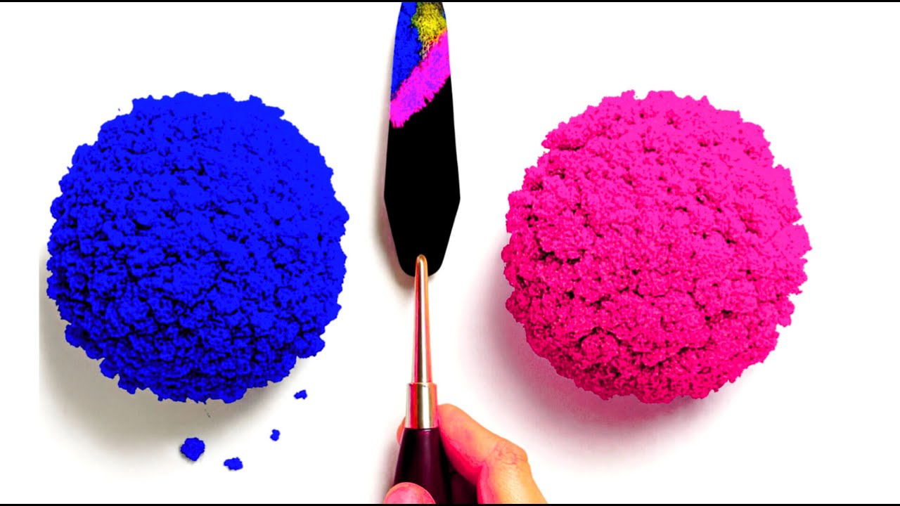 GuessThe Final Color🎨Mixing  color Clay ,Mixing color powder|Satisfying video|Colormixing|ASMR