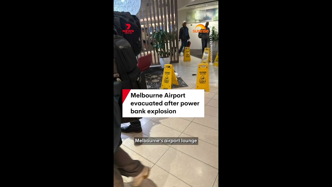 Melbourne Airport evacuated after power bank explosion