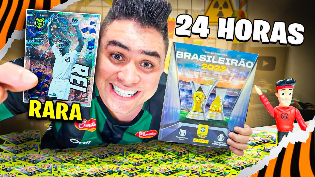 COMPLETEI O ÁLBUM DO BRASILEIRÃO EM 24 HORAS! - Desafio #kartutepuk #tepukkartu