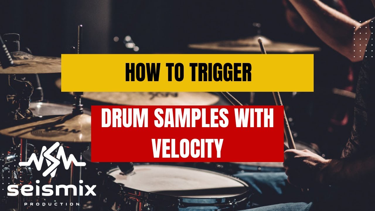 How To Trigger Drum Samples with Velocity Variations in Studio One.