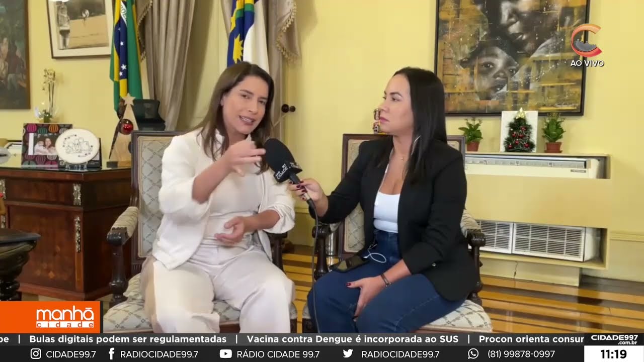 Cidade Entrevista – 22.12.23 – Entrevista com a governadora de Pernambuco, Raquel Lyra