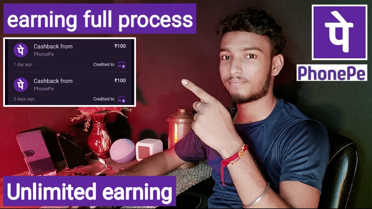 Phonepe best unlimited refer earning app || phone pe se paise kaise kamaye full process ...