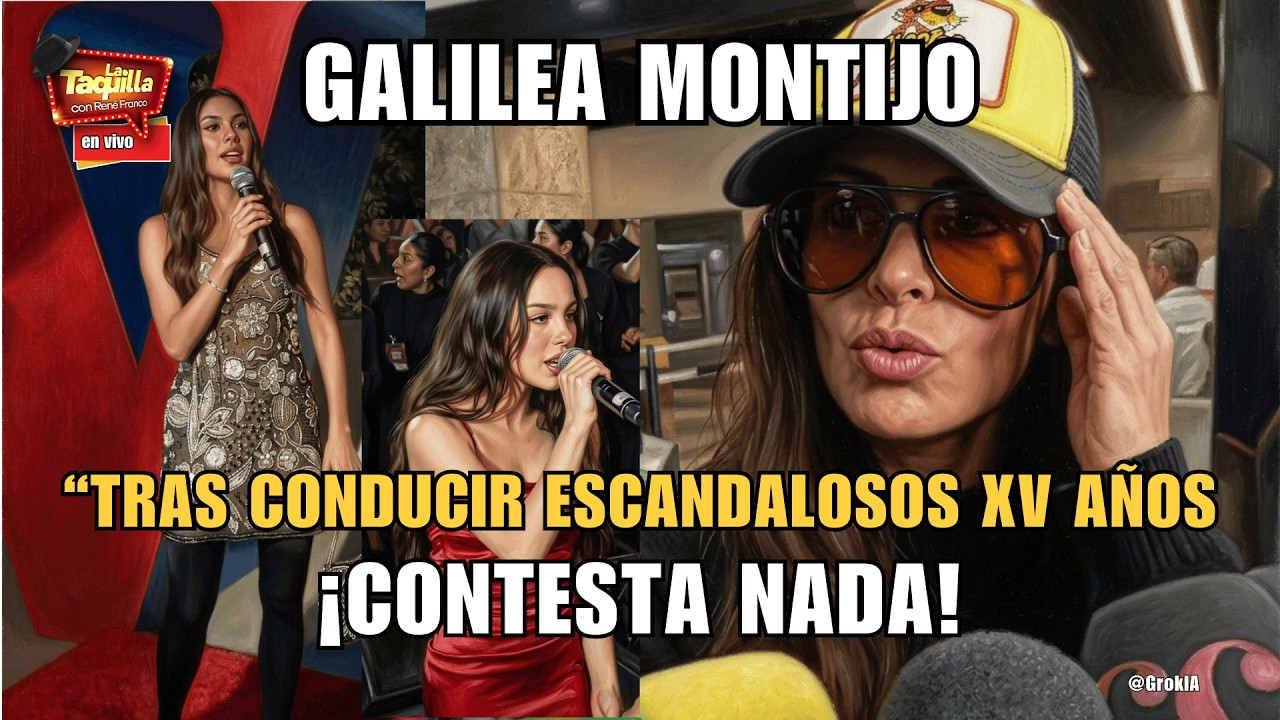 Galilea Montijo, tras escandalosos XV años, ¡contesta nada! | La Taquilla | Rene Franco