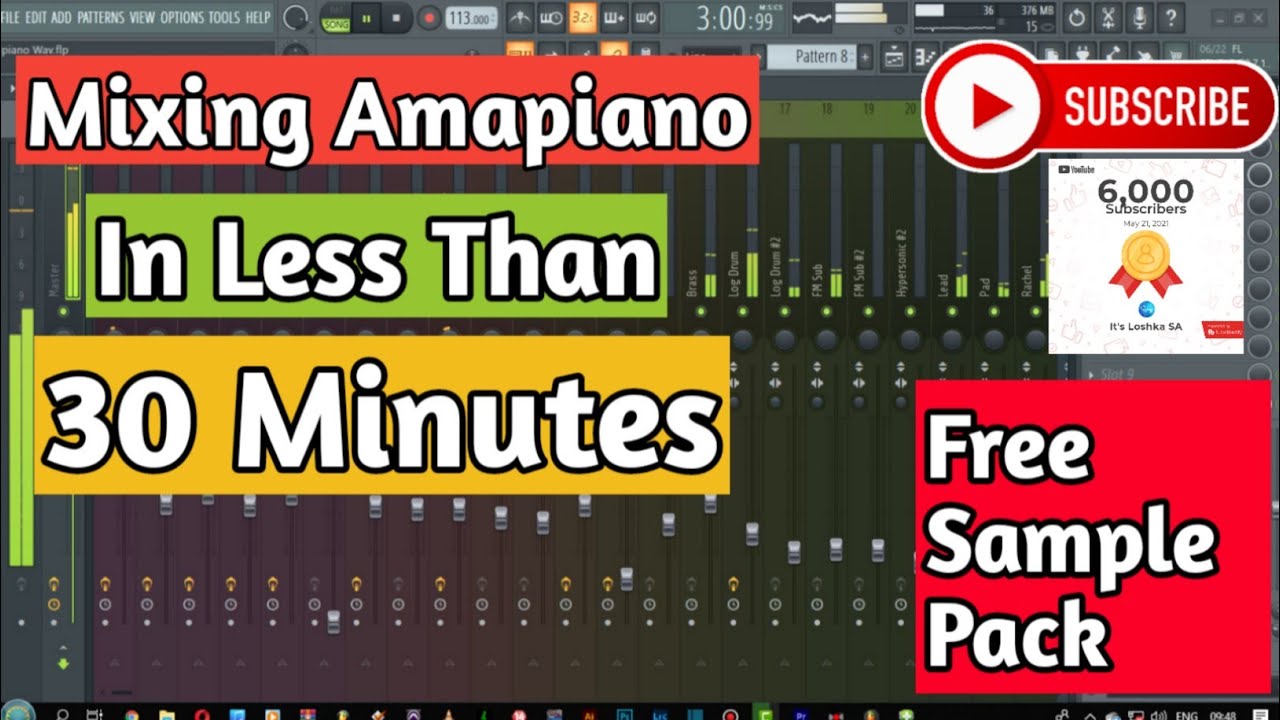 How To Mix Amapiano In Less Than 30 Minutes #KabzaStyle