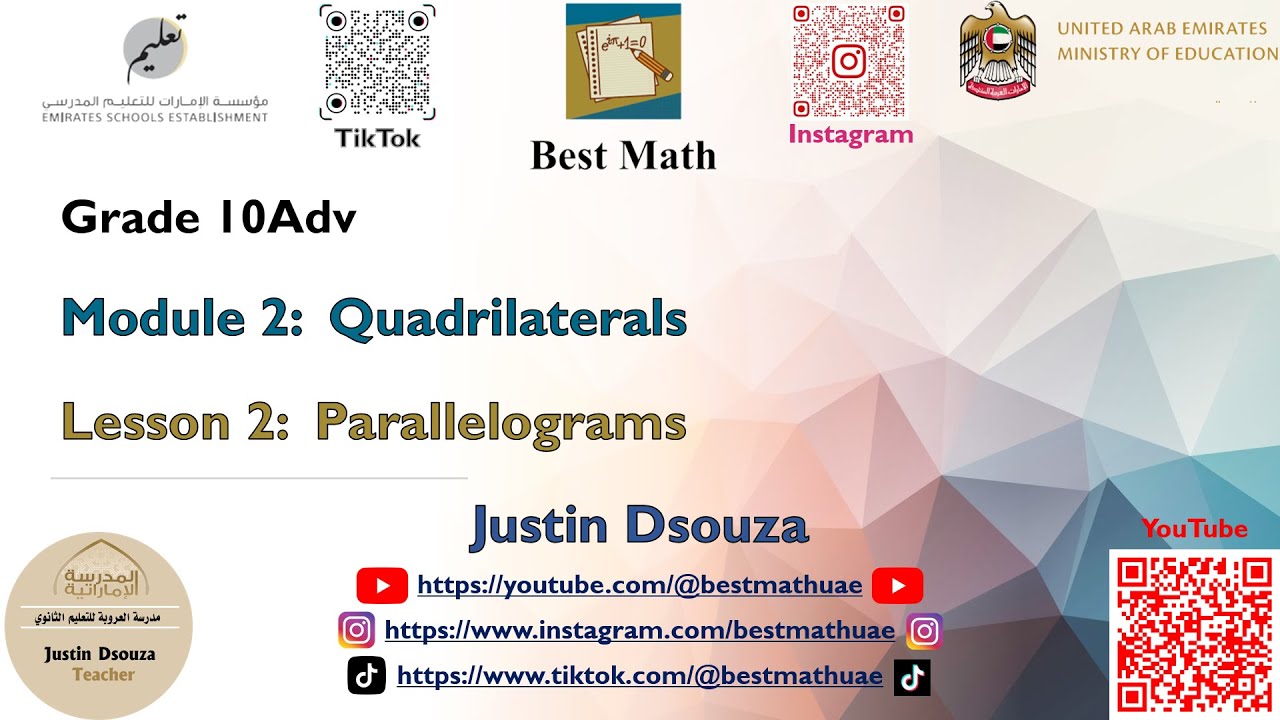 Parallelograms [Module 2 Lesson 2]