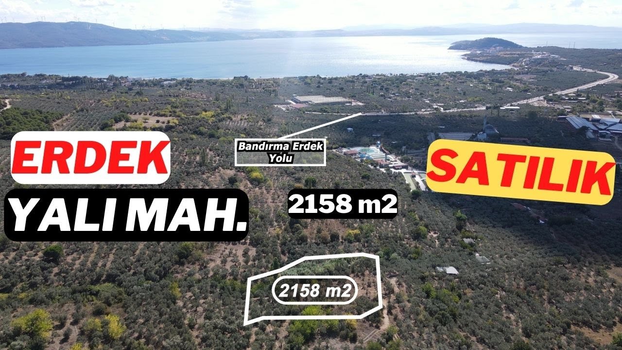 Erdek Yalı Mah. 2158 m2 Satılık Arazi