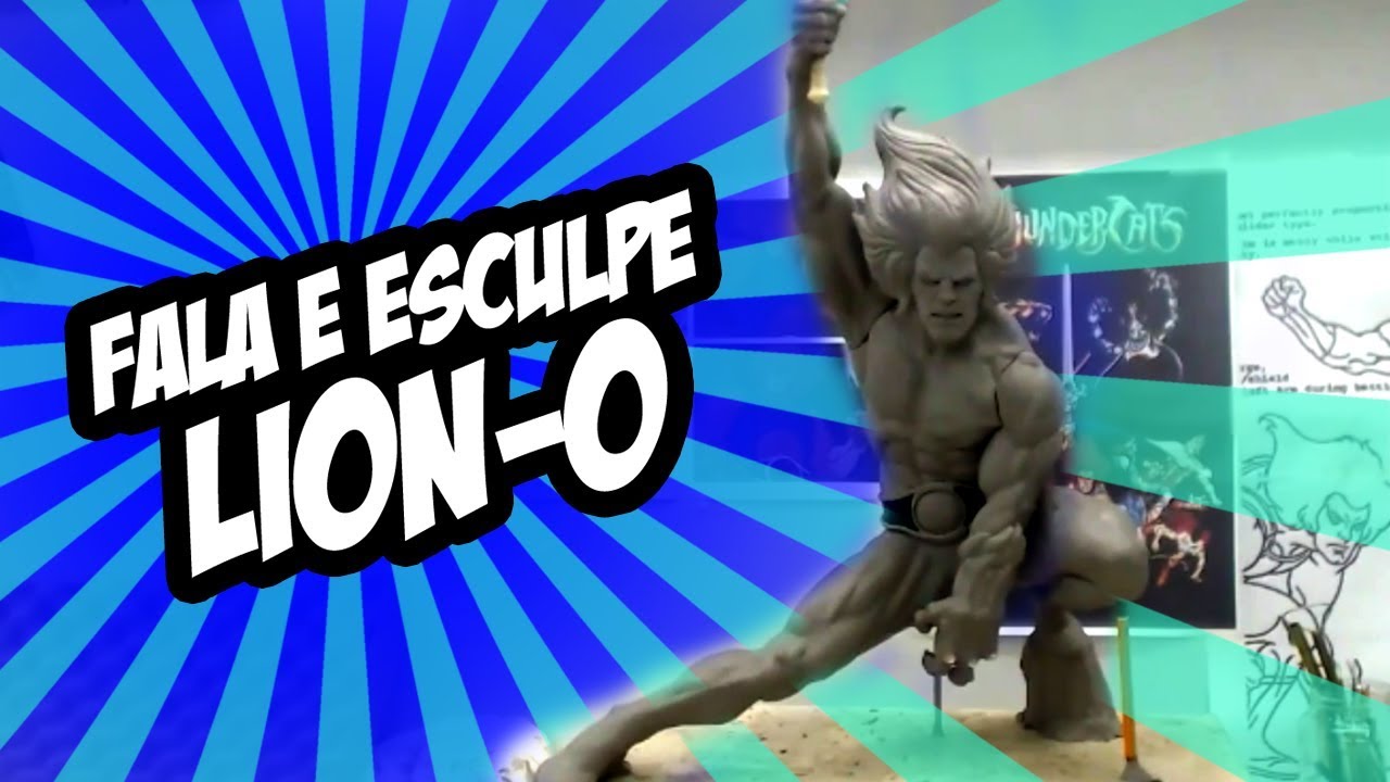 FALA E ESCULPE: Lion-O (Thundercats) - Parte 1