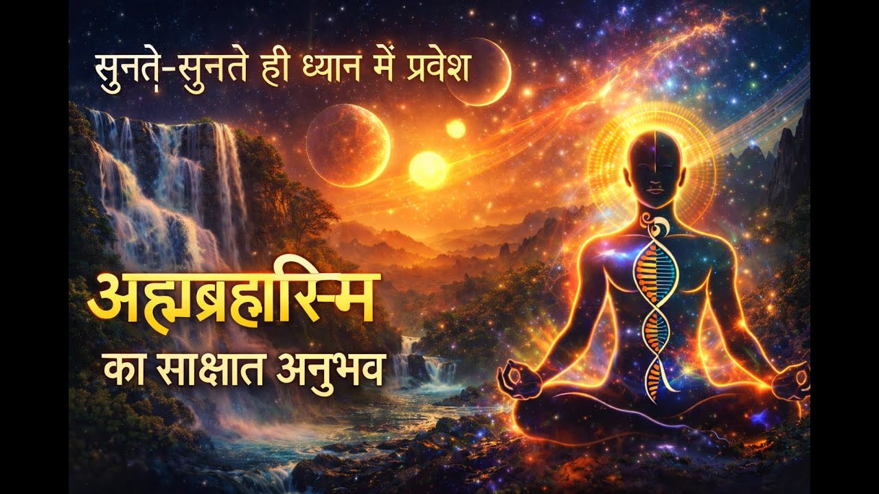 बस सुनो… और ध्यान में उतर जाओ | अहं ब्रह्मास्मि अनुभव. Ahambrahmasmi