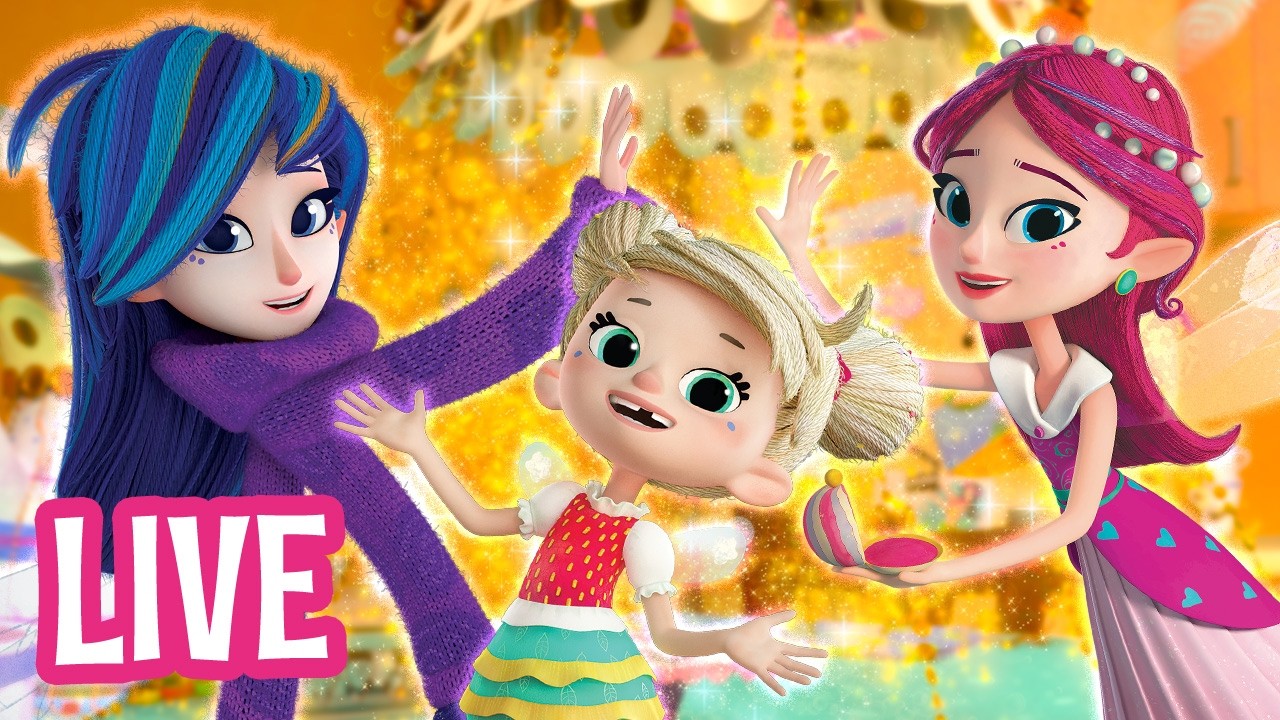 🔴 LIVE – One Magical Day 🧚🏻‍♀️ Fairyteens ✨ Cartoons for kids