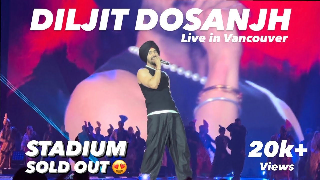 DILJIT DOSANJH LIVE - VANCOUVER 2024 || BC PLACE STADIUM #diljitdosanjh #aura #diljitdosanjhconcert