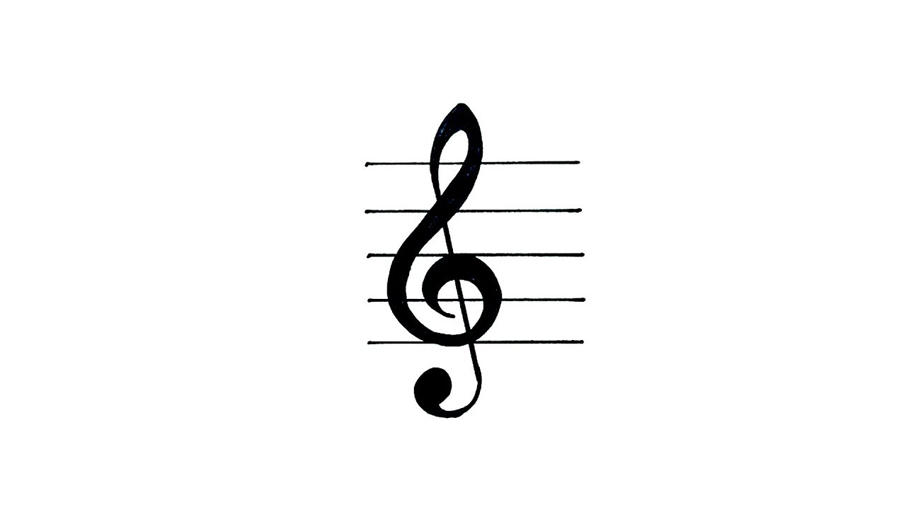 How to Draw a Treble Clef