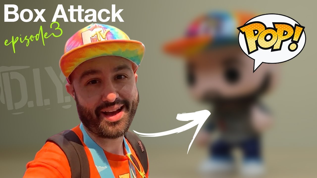 How to make custom Funko Pop - Box Attack - DIY custom pop tutorial / Craft by K
