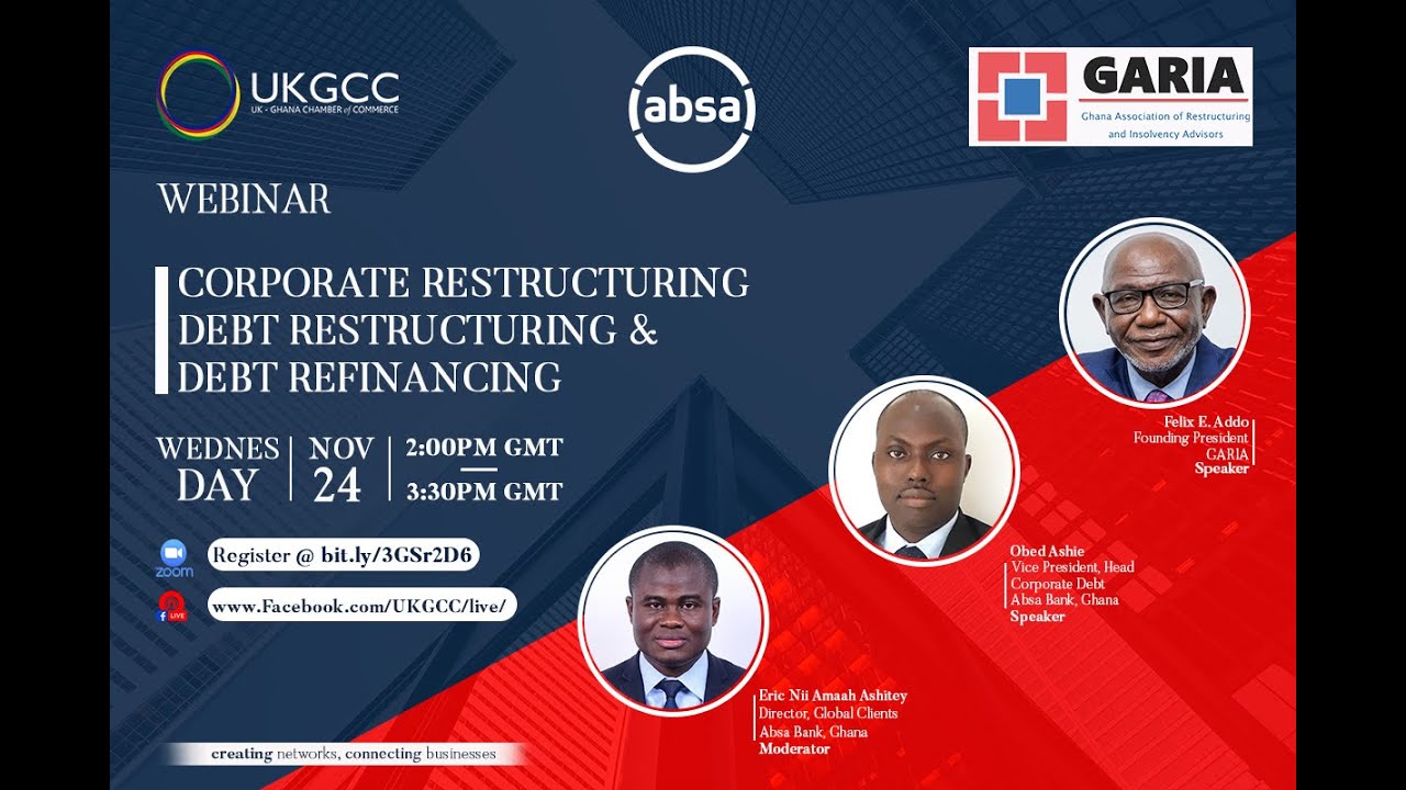 Corporate Restructuring, Debt Restructuring and Refinancing Webinar