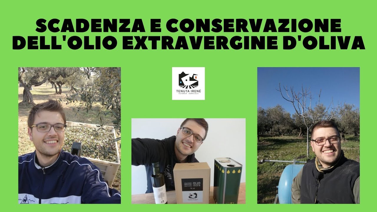 Conservazione e scadenza dell'olio Extravergine d'oliva