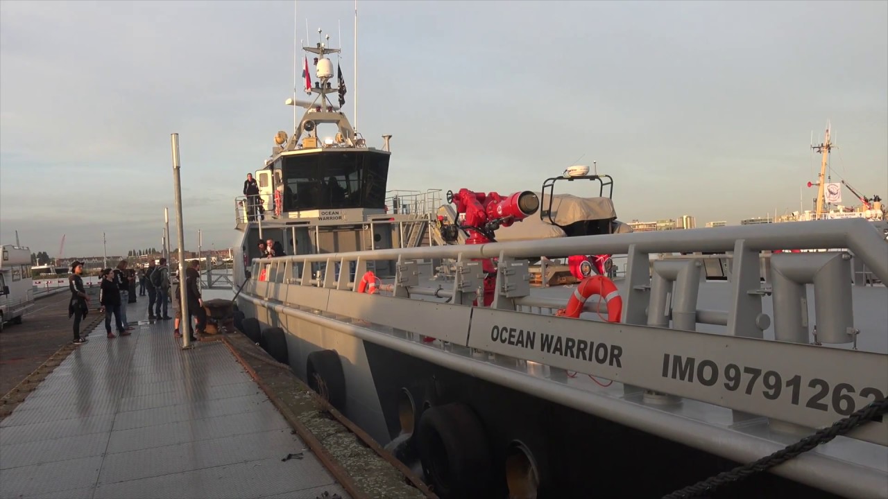 La Ocean Warrior ad Amsterdam