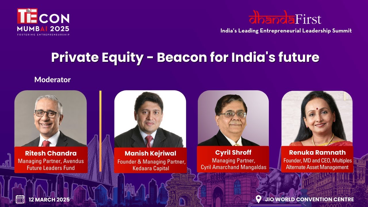 Private Equity - Beacon for India's future | TiEcon Mumbai 2025 | Manish Kejriwal | Renuka Ramnath
