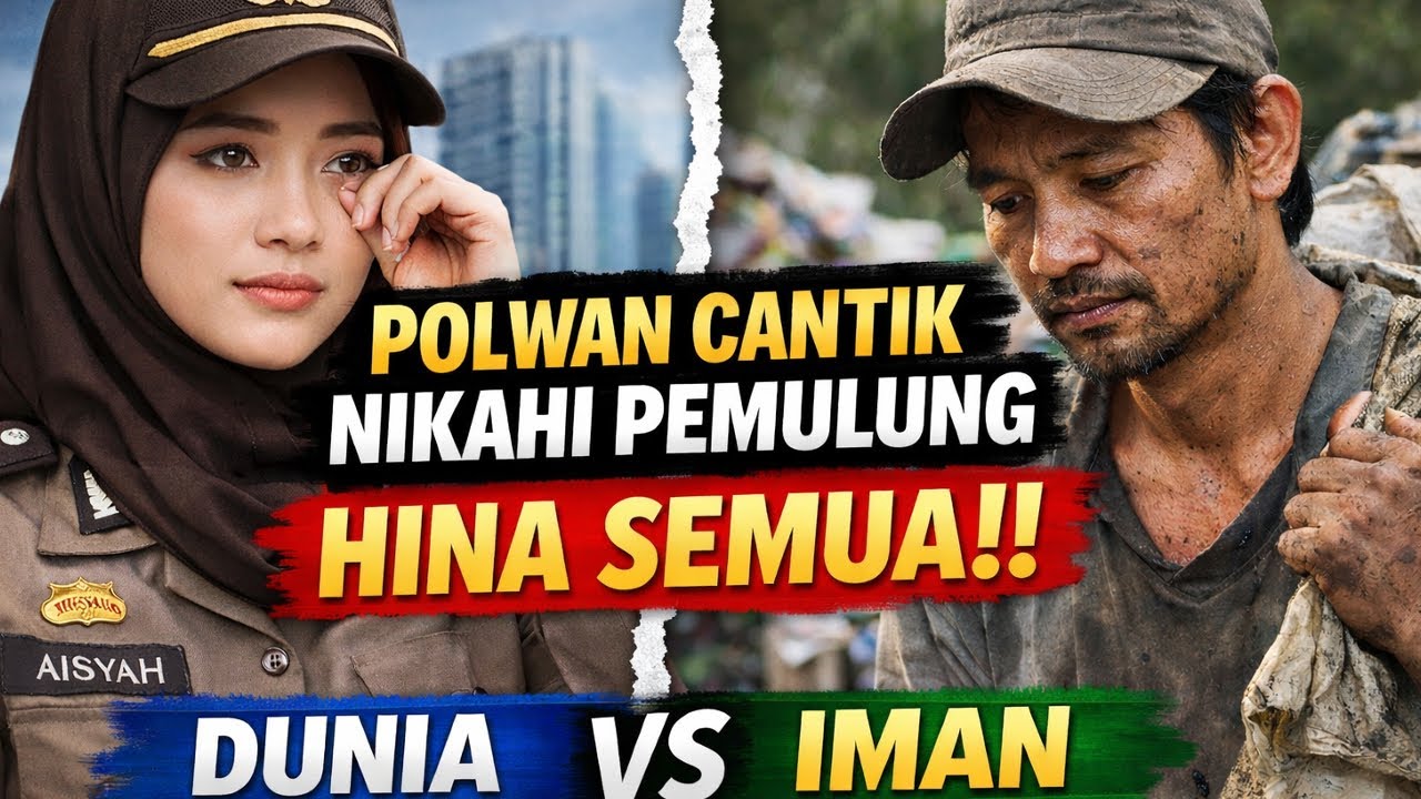 “Polwan Cantik Ini Rela Kehilangan Segalanya Demi Menikah dengan Seorang Pemulung”