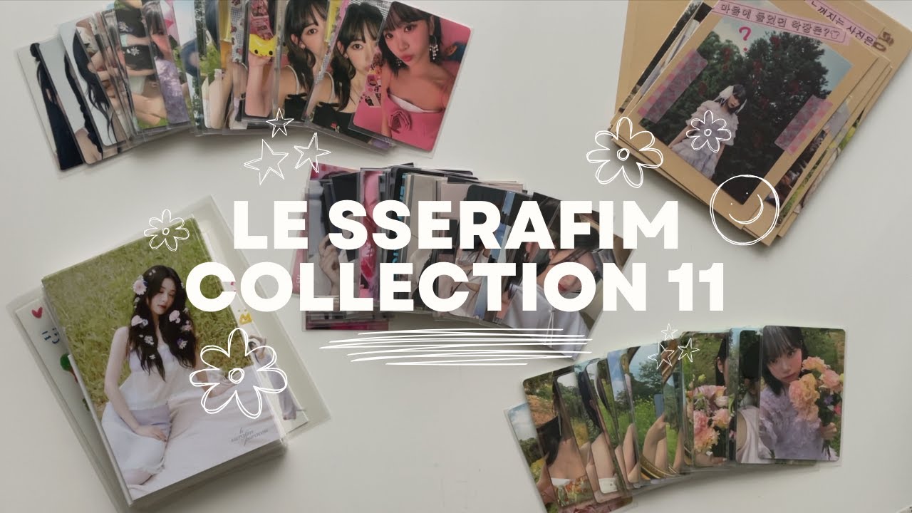 LE SSERAFIM Photocard Collection 11: DICON, Completing Flame Rises, & Fearless Japan