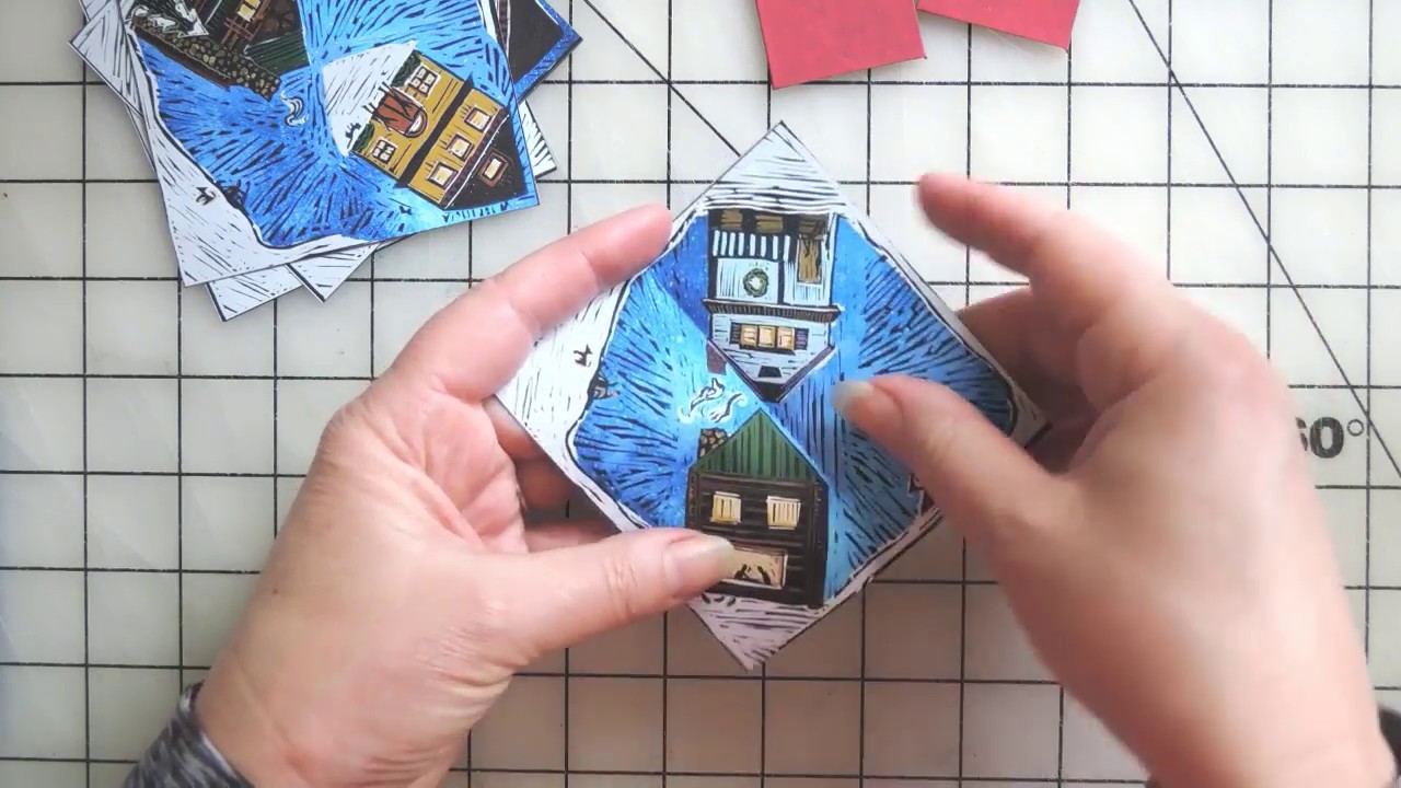 How to Make a Hungarian Map Fold Book