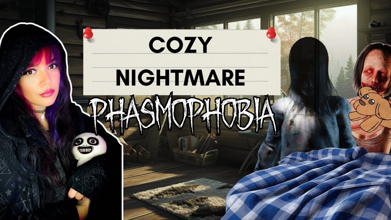 Nightmare… but Cozy 😌👁️ | 2-Evidence Phasmophobia Bingo | Live VOD @ShanaLeigh