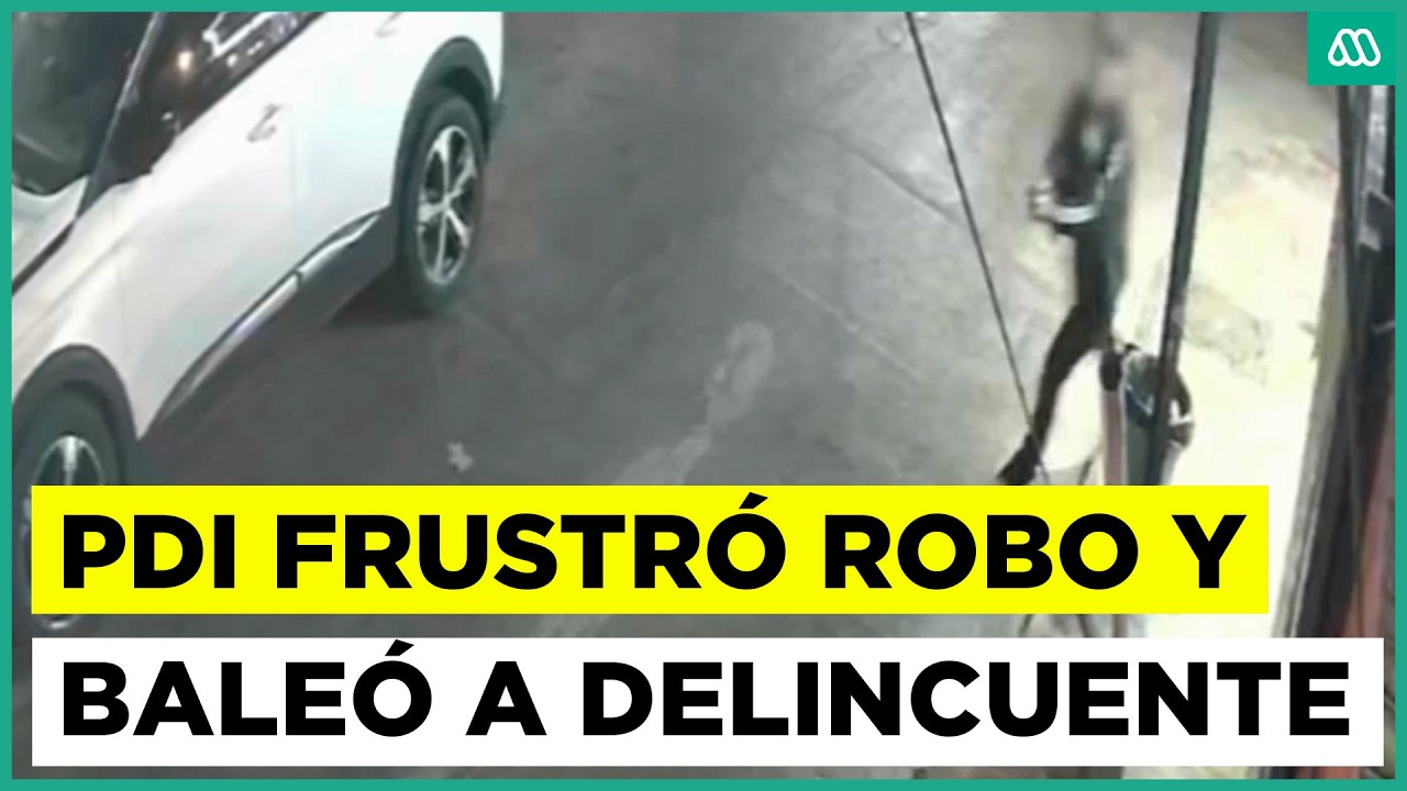 Detective de la PDI frustró robo en local de Estación Central: Disparó y detuvo a dos delincuentes