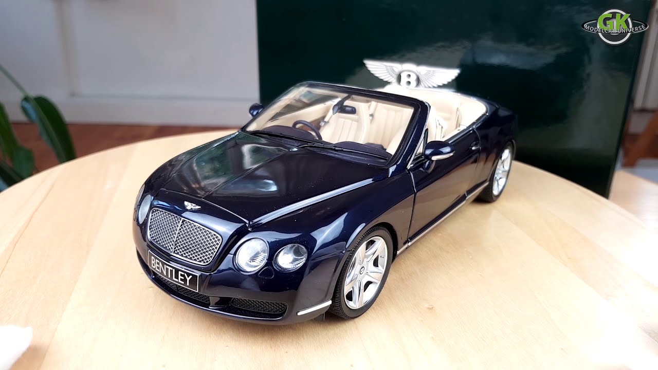 1/18 Minichamps Bentley Continental GTC Convertible | Modellauto Diecast Review