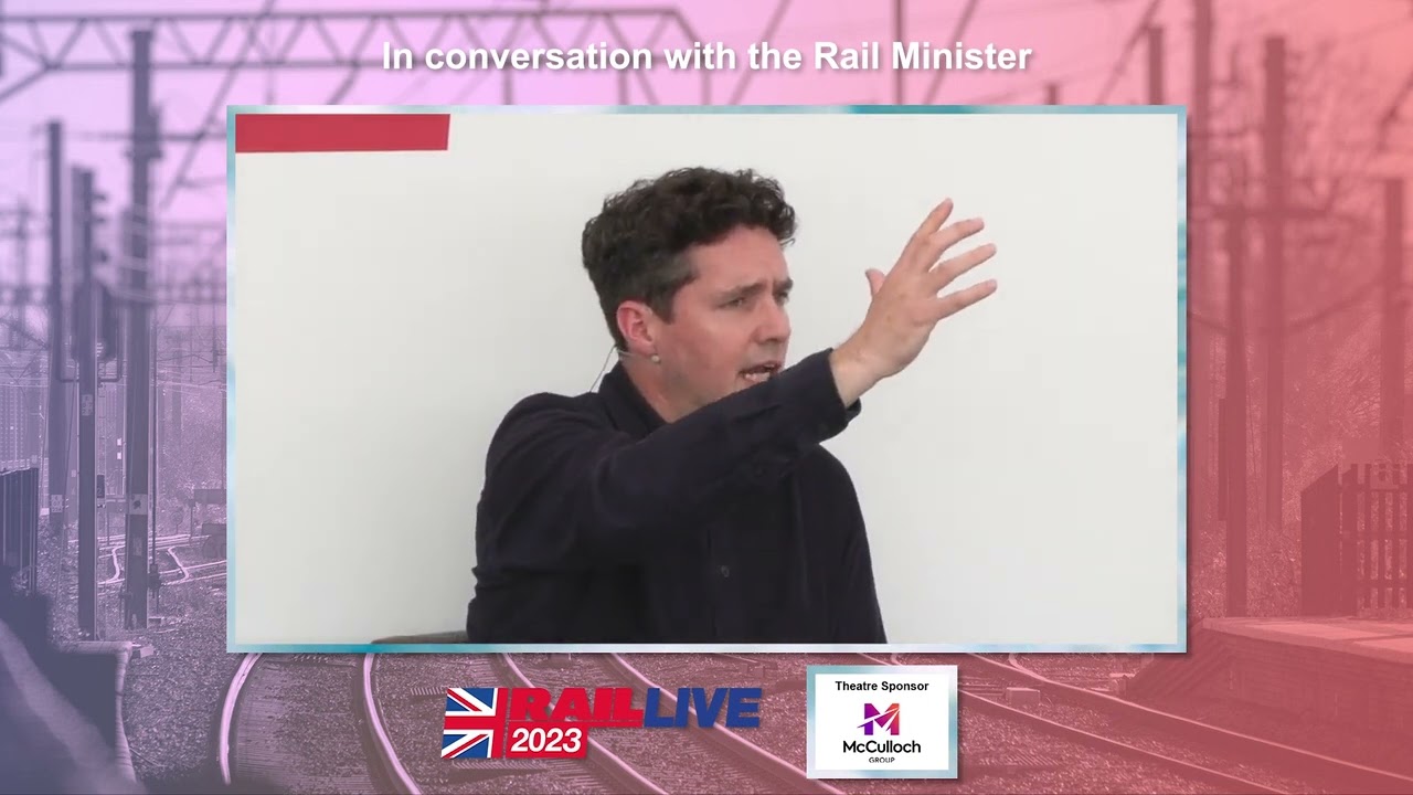 In conversation with the Rail Minister Huw Merriman