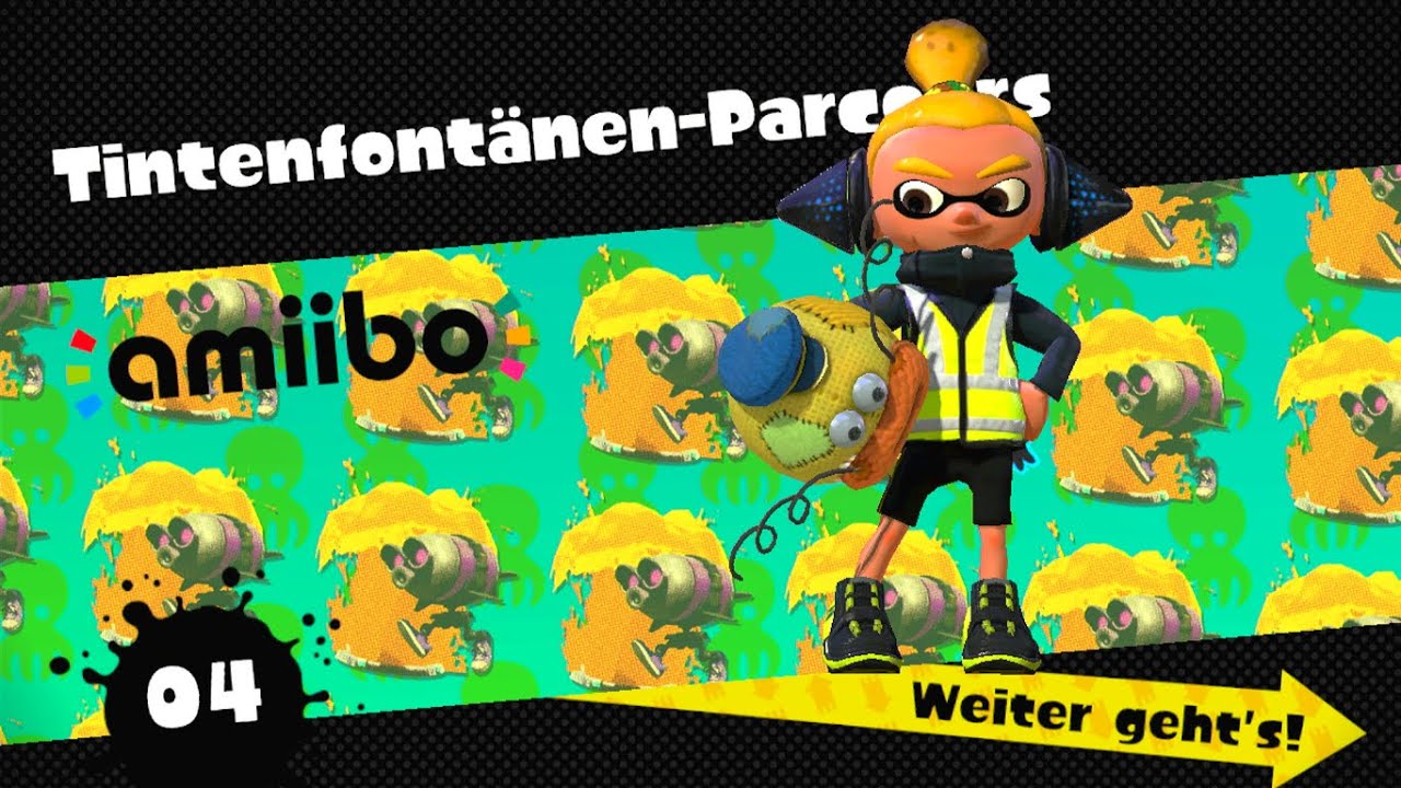 Splatoon 1 Inkling Boy Amiibo Mission Gameplay Part 4