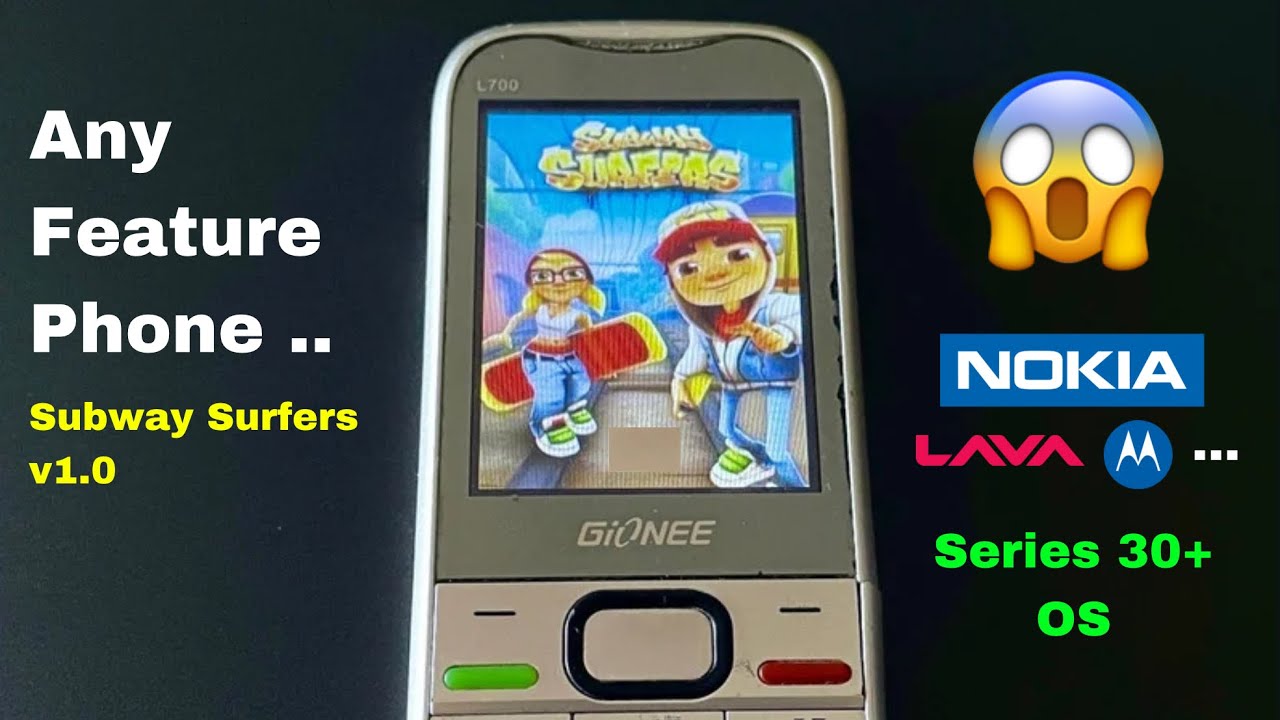 Play Subway Surfers On Any Feature Phone | Series 30 😱
