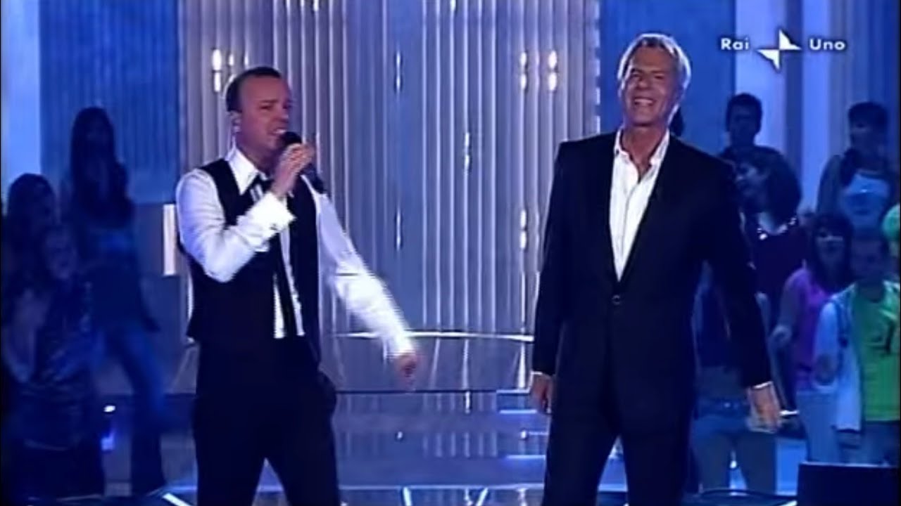 Claudio Baglioni con Gigi D'Alessio: 
